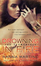 book cover for Drowning in Fire