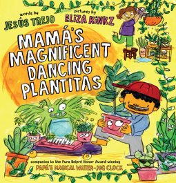 book cover for Mamá's Magnificent Dancing Plantitas