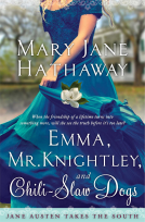 book cover for Emma, Mr. Knightley and Chili-Slaw Dogs