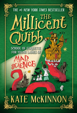 book cover for The Millicent Quibb School of Etiquette for Young Ladies of Mad Science