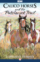 book cover for Calico Horses and the Patchwork Trail