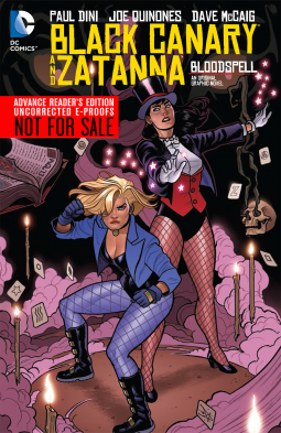 book cover for Black Canary and Zatanna: Bloodspell