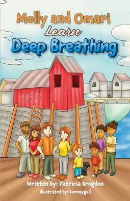 book cover for Molly and Omari Learn Deep Breathing