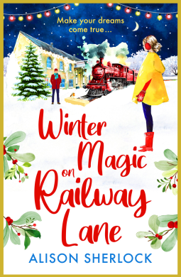 book cover for Winter Magic on Railway Lane