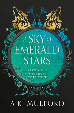 book cover for A Sky of Emerald Stars