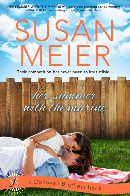 book cover for Her Summer with the Marine