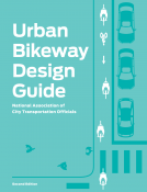 book cover for Urban Bikeway Design Guide, Second Edition