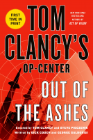 book cover for Tom Clancy's Op-Center: Out of the Ashes