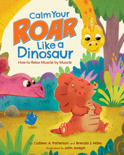 book cover for Calm Your Roar Like a Dinosaur