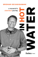 book cover for In Hot Water: A Maverick's Cleantech Journey