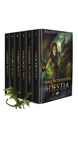 book cover for Dragon Defenders of Destia: Six Book World Boxset