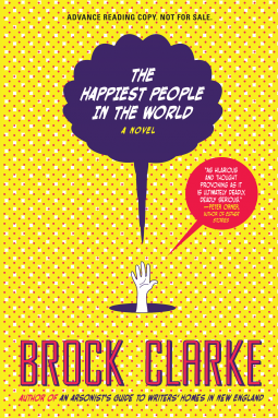 book cover for The Happiest People in the World