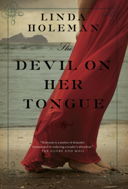 book cover for The Devil on Her Tongue