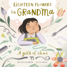book cover for Eighteen Flowers for Grandma