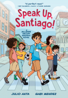 book cover for Speak Up, Santiago!