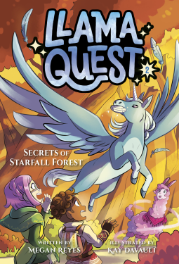 book cover for Llama Quest #2: Secrets of Starfall Forest