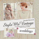 book cover for Style Me Vintage: Weddings