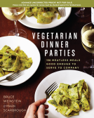 book cover for Vegetarian Dinner Parties