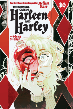 book cover for The Strange Case of Harleen and Harley