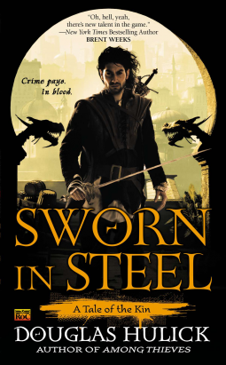 book cover for Sworn in Steel