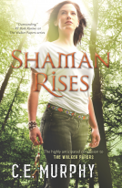 book cover for Shaman Rises