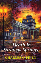 book cover for Death in Saratoga Springs