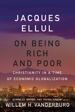 book cover for On Being Rich and Poor
