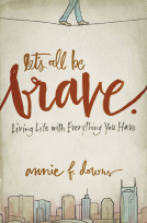 book cover for Let's All Be Brave