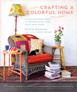 book cover for Crafting a Colorful Home