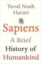 book cover for Sapiens
