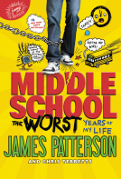 book cover for Middle School, The Worst Years of My Life