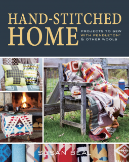 book cover for Hand-Stitched Home