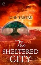 book cover for The Sheltered City