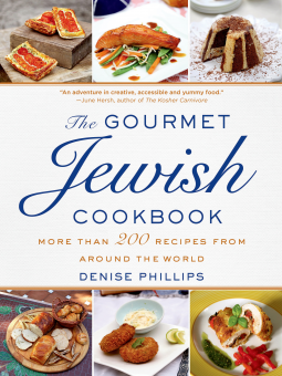 book cover for The Gourmet Jewish Cookbook