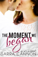 book cover for The Moment We Began