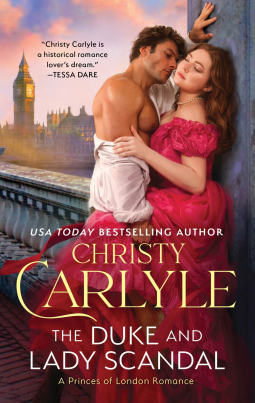 book cover for The Duke and Lady Scandal