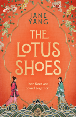 book cover for The Lotus Shoes