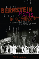 book cover for Bernstein Meets Broadway