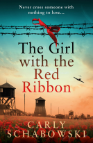 book cover for The Girl with the Red Ribbon
