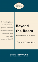 book cover for Beyond the Boom: A Lowy Institute Paper