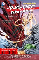 book cover for Justice League of America Vol. 2: Survivors of Evil (The New 52)