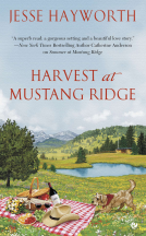 book cover for Harvest at Mustang Ridge