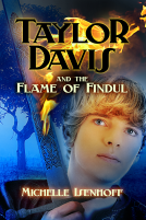 book cover for Taylor Davis and the Flame of Findul