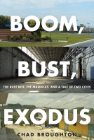 book cover for Boom, Bust, Exodus