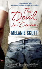 book cover for The Devil in Denim