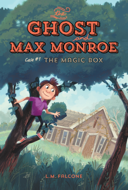 book cover for The Ghost and Max Monroe