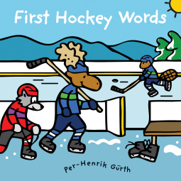 book cover for First Hockey Words