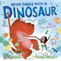 book cover for Never Dance With a Dinosaur