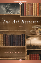 book cover for The Art Restorer