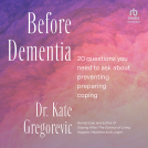 book cover for Before Dementia